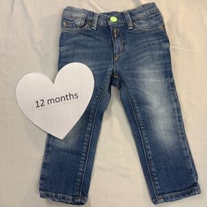 Replay Blue Distressed Cropped Jeans